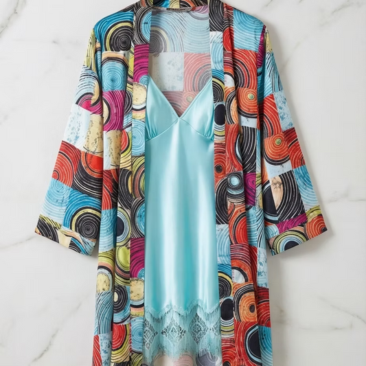 Nightwear Robe Set , Delicate Soft sleepwear