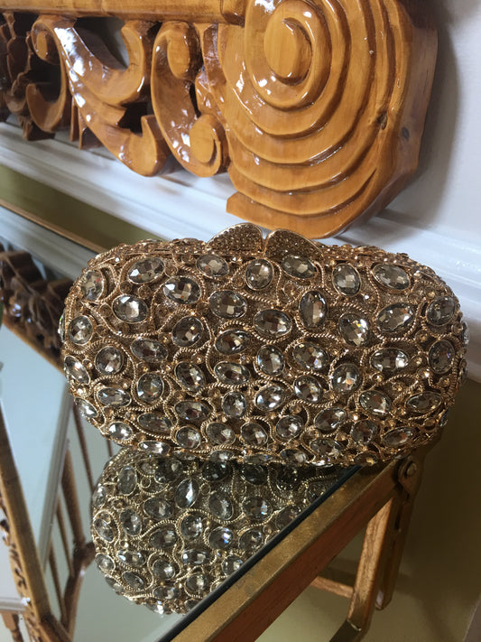 Gold Vines Clutch