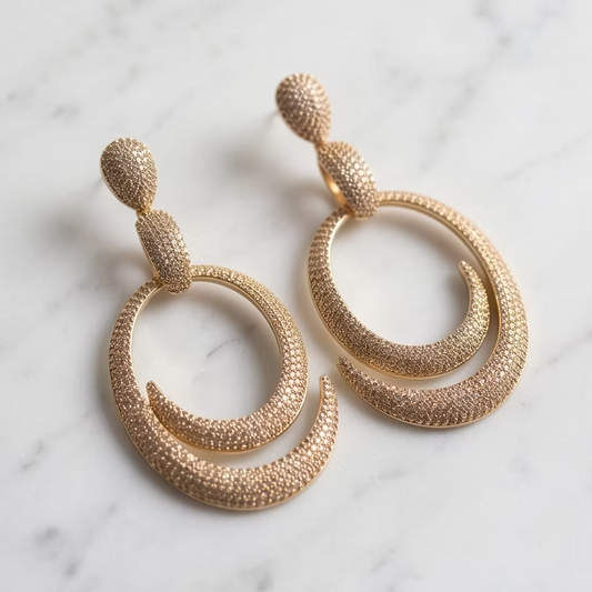Elegant Teardrop Statement Earrings