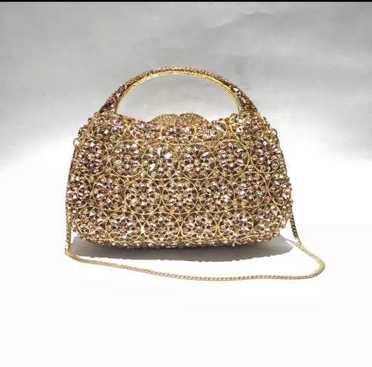 Crystal Clutch purse /Handbag