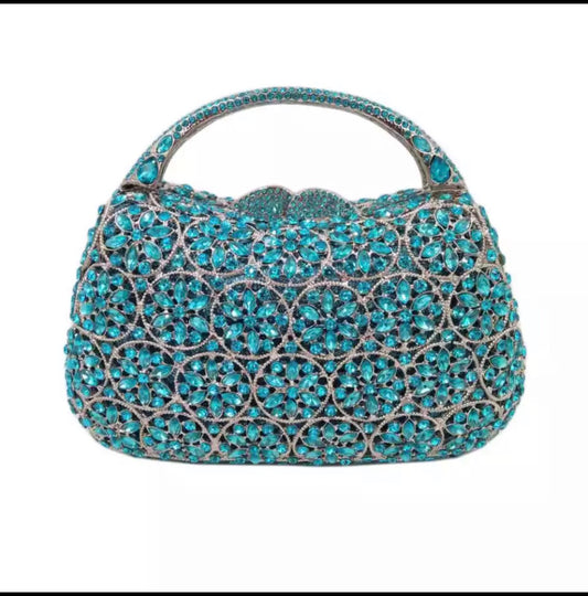Crystal Clutch purse /Handbag