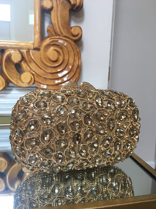 Gold Vines Clutch