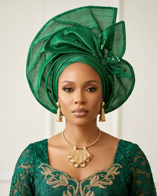 Grace Grace Auto Gele, Ready Made Auto Gele