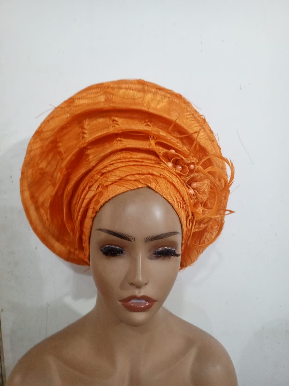 Orange Auto Gele / Net Auto Gele