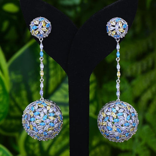 Jade Big Drop Earring
