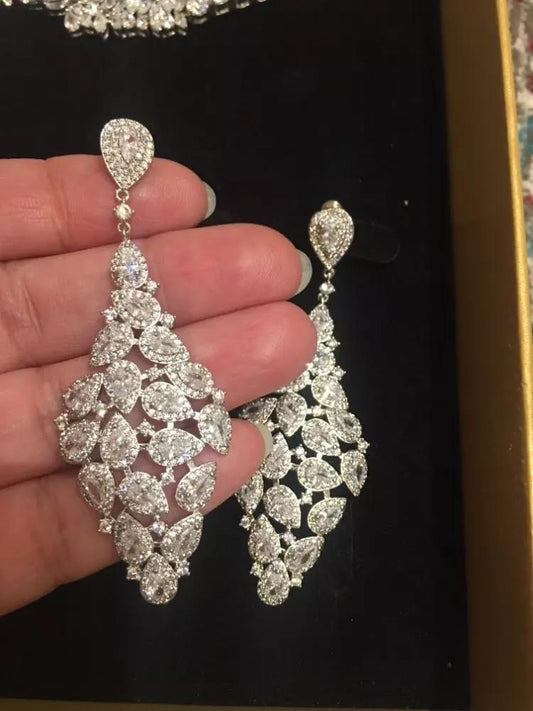 Big  Pear Cut Earring