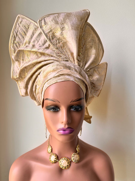 Graceful Auto Gele Ready made Gele