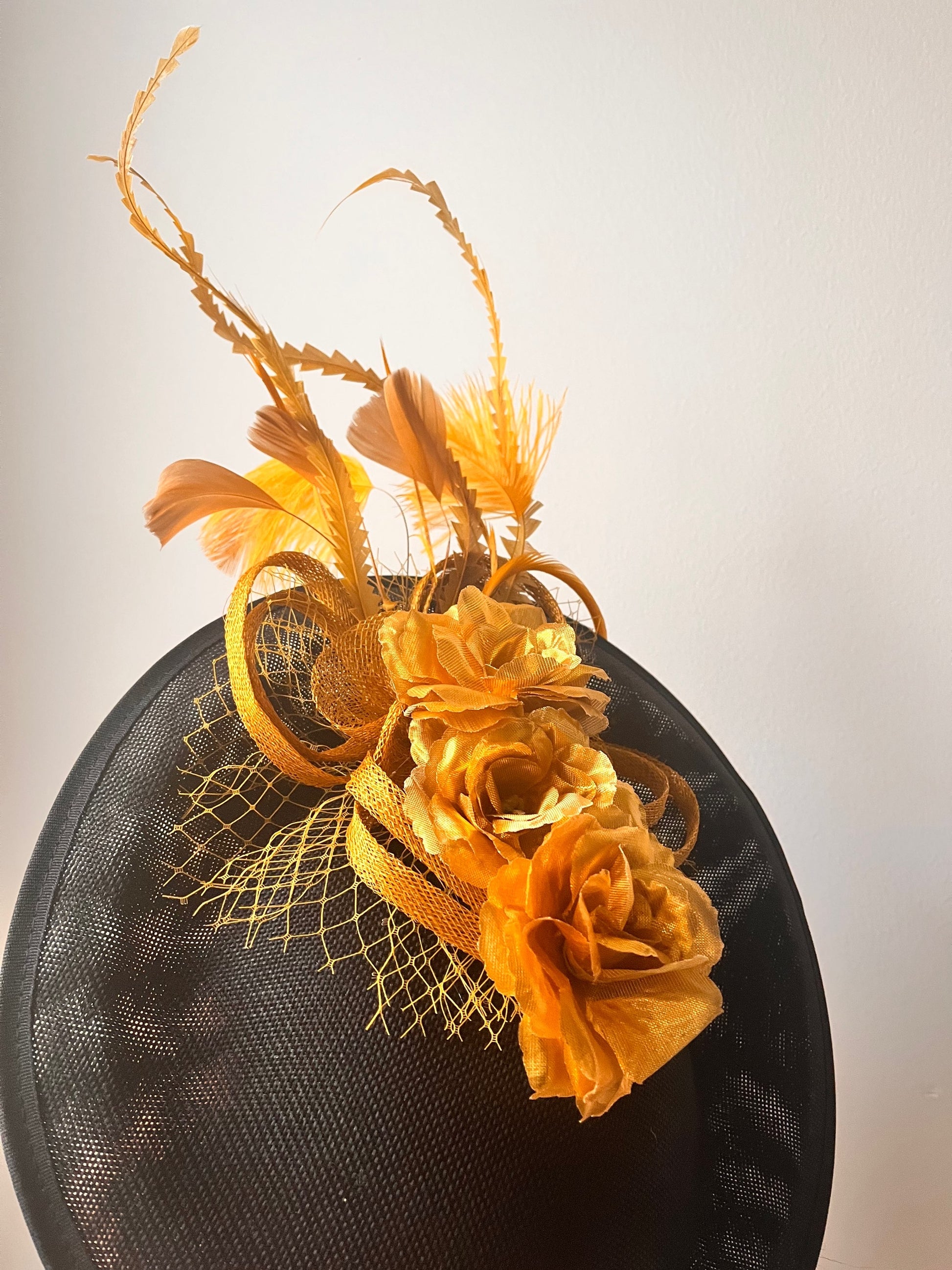 Black Gold Fascinator