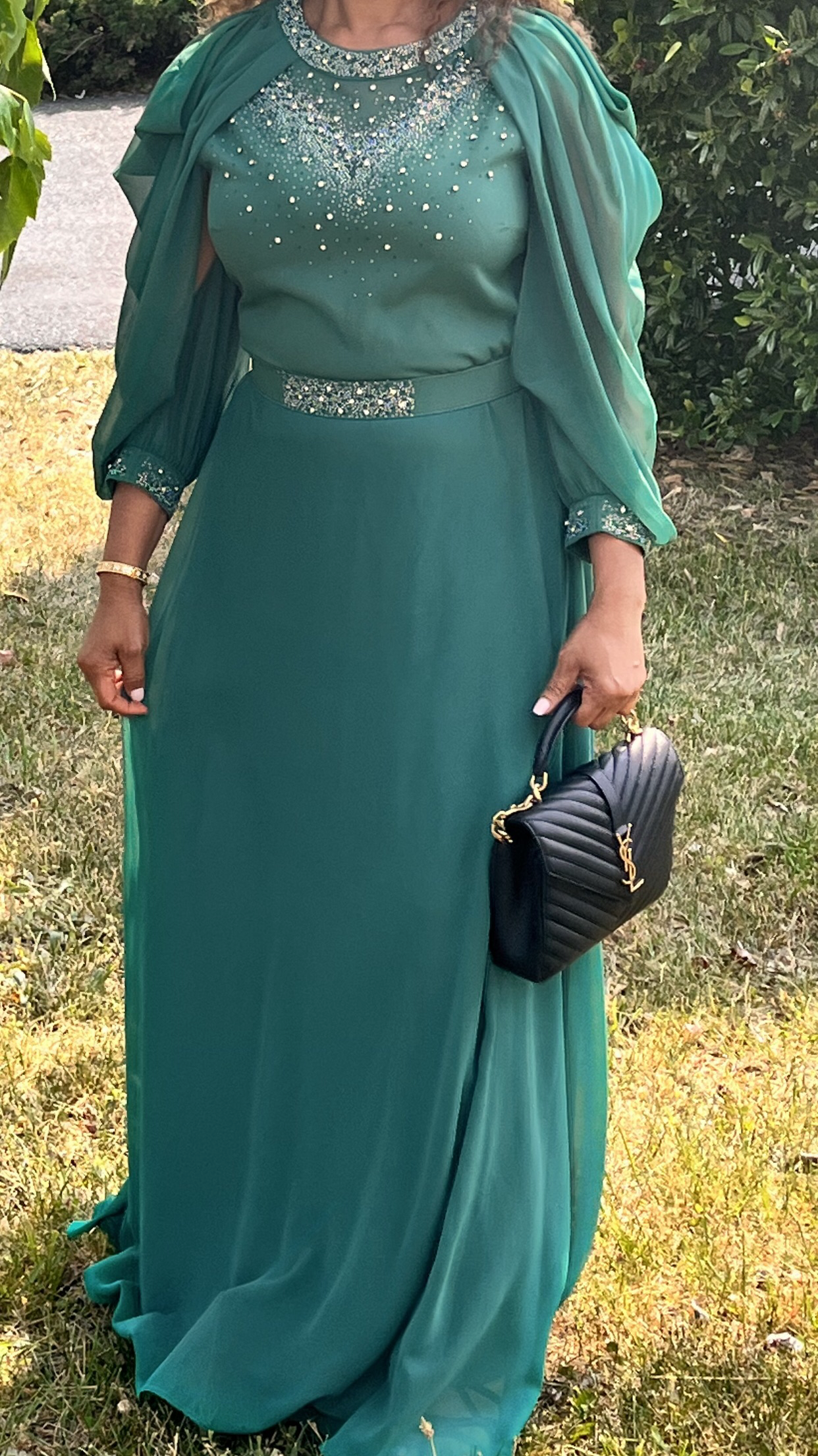 Green Party Dress