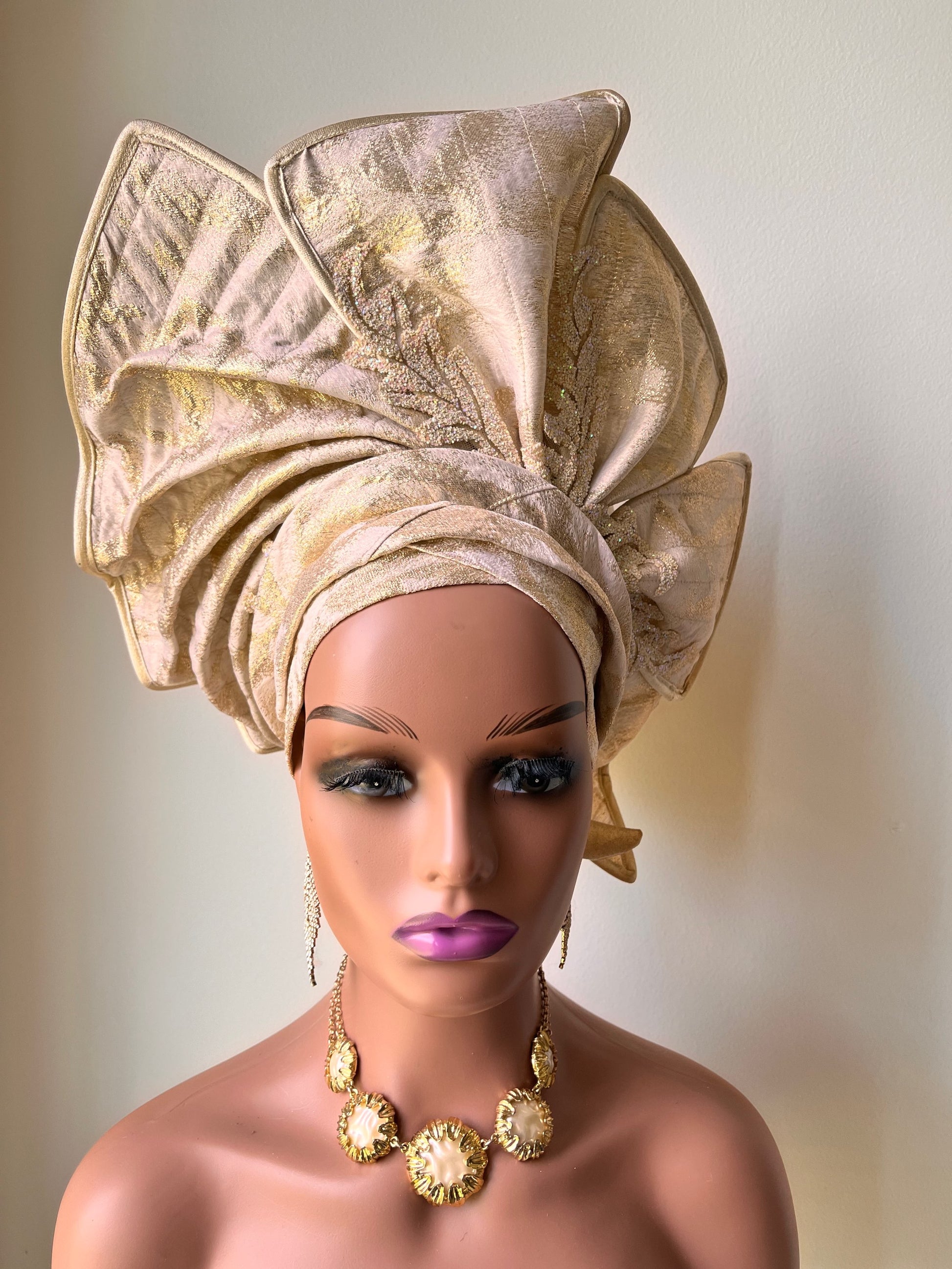 Graceful Auto Gele Ready made Gele