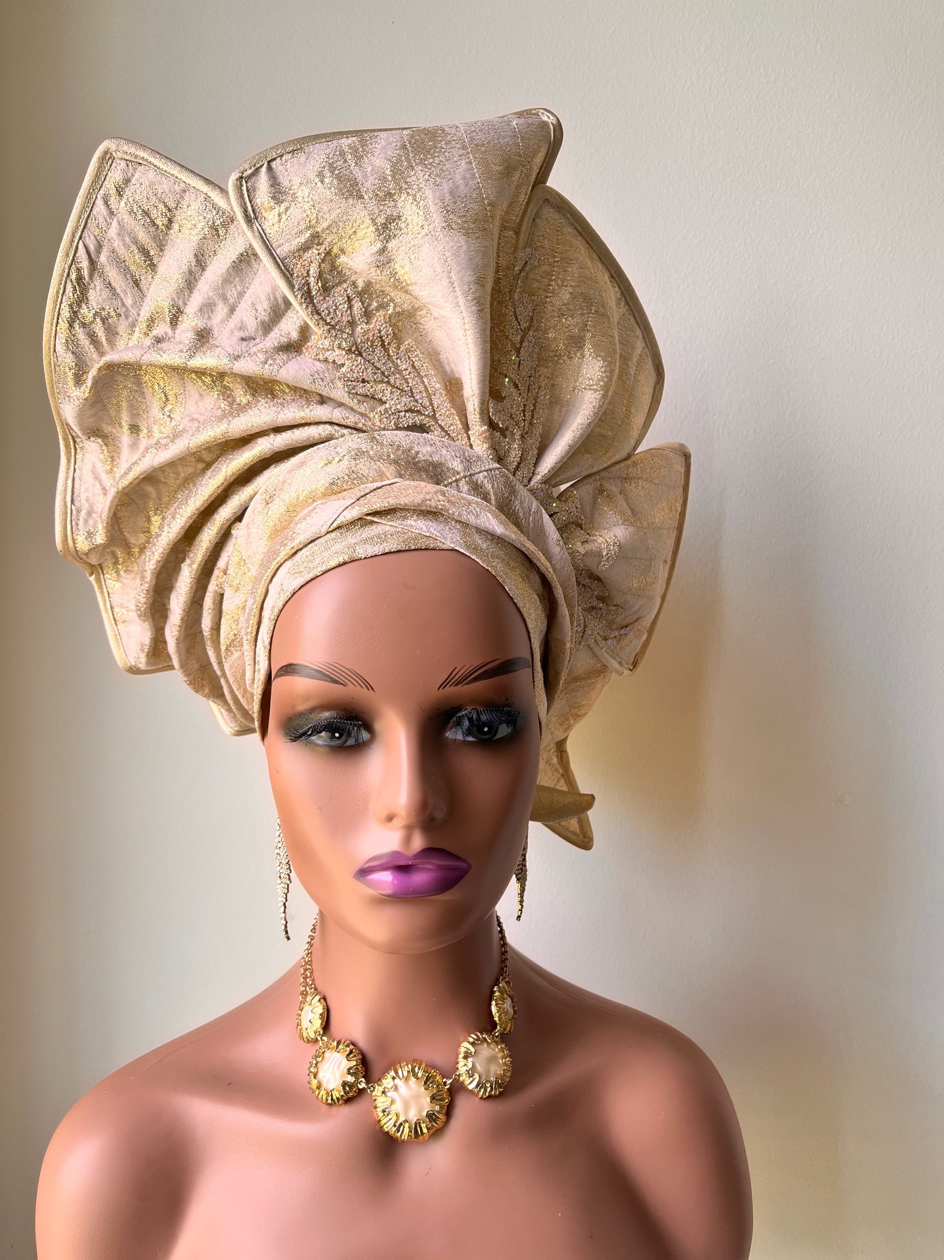 Graceful Auto Gele Ready made Gele