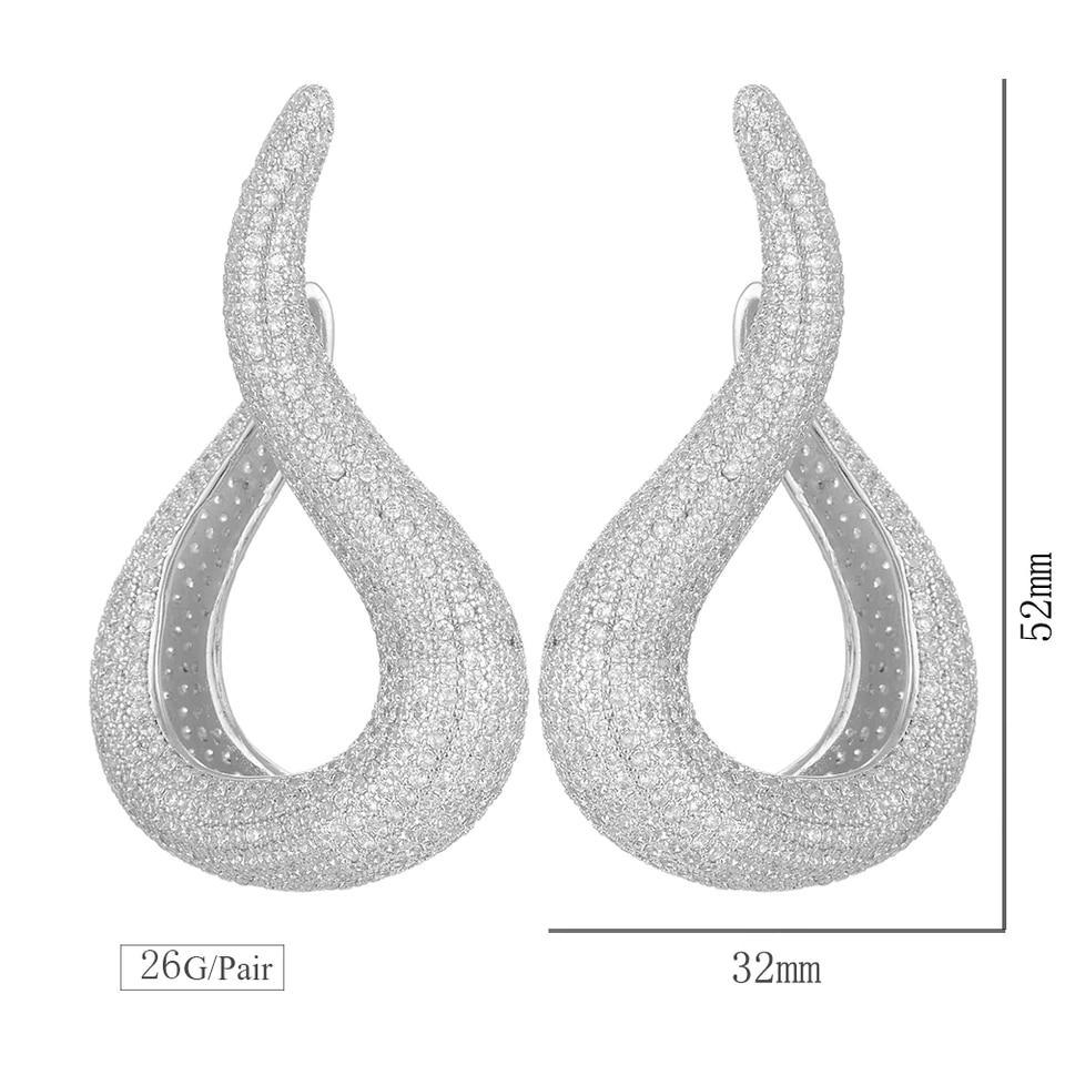 Janekelly water drop Earring