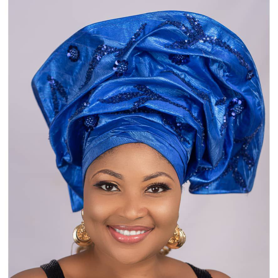 Madam Nkerchi Head- tie / Ready made Auto Gele / African Bridal Gele