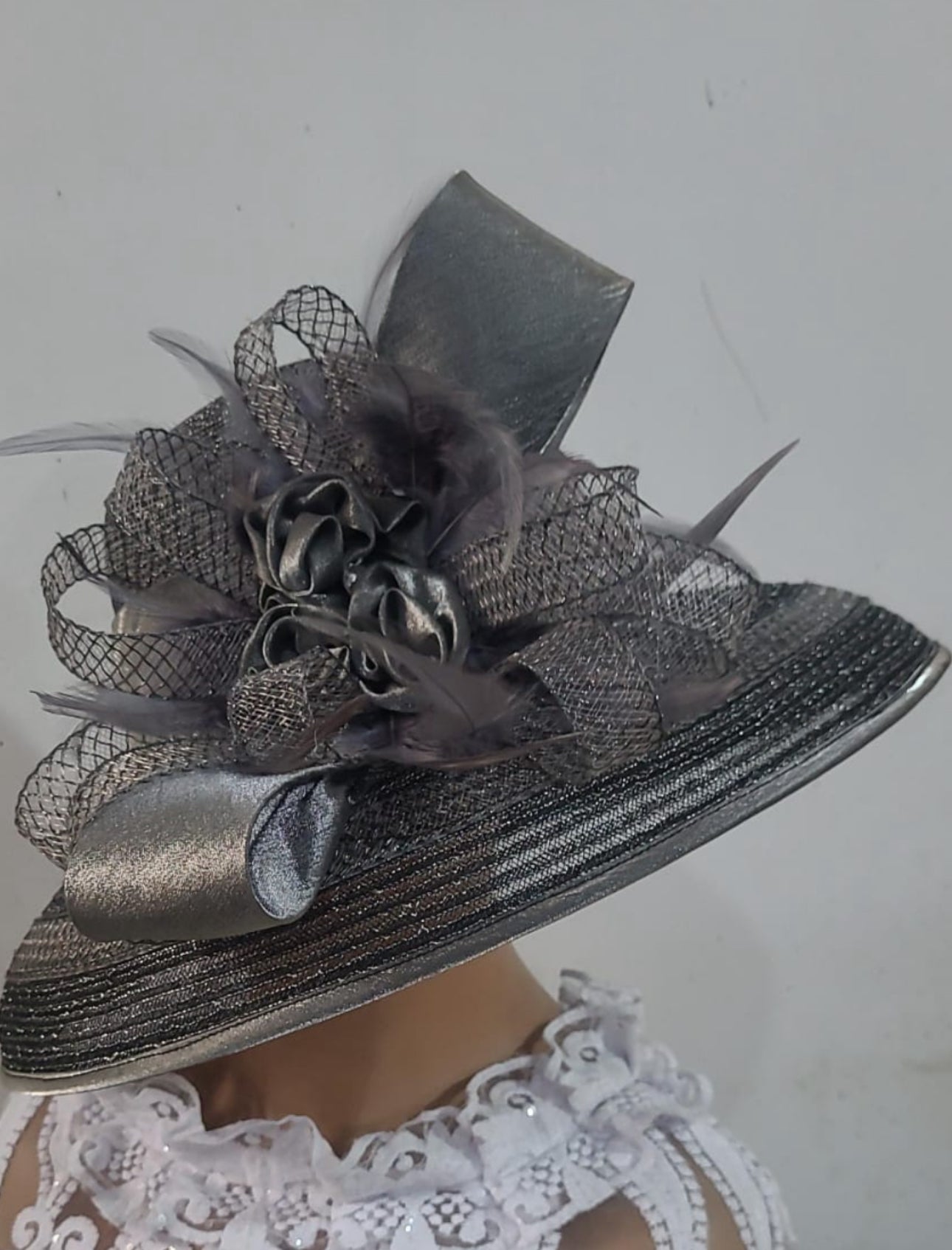 Big Wedding hat Church hat Race hat Derby fascinator