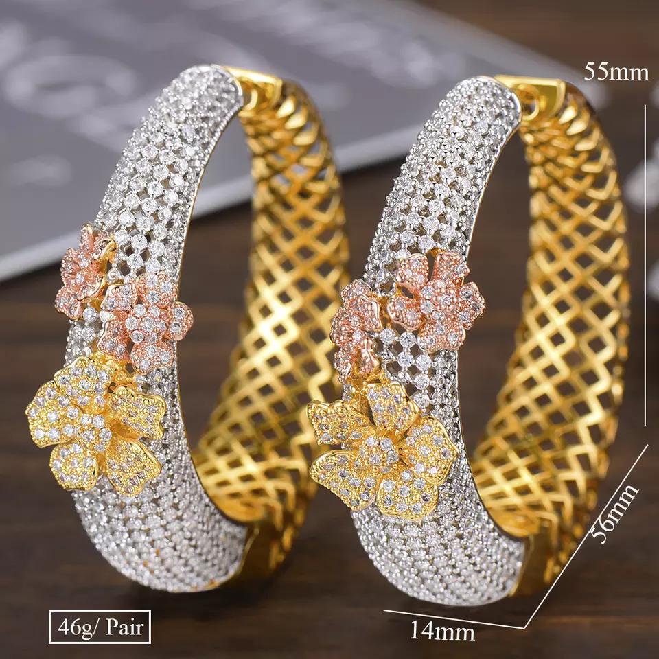 CZ  pave Stars Earring