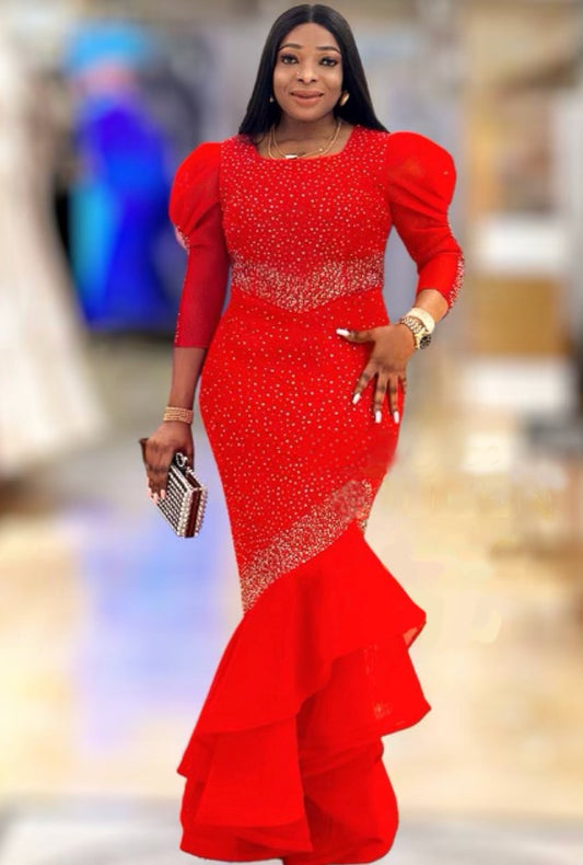 Red cocktail Dress , Wedding  Guest dress,  Prom Dress
