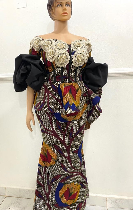 Chic Ankara Gown