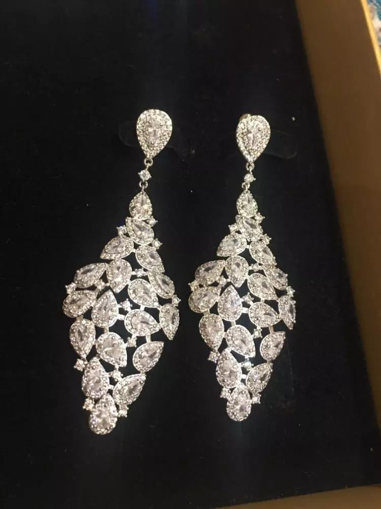 Big  Pear Cut Earring
