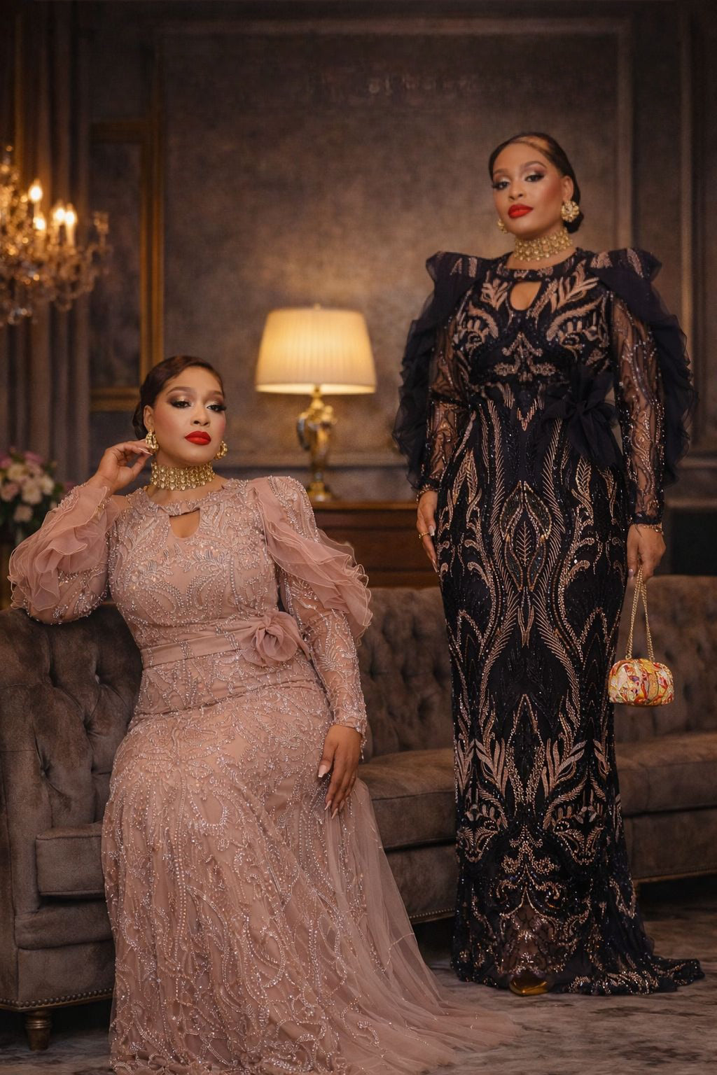 Classy Wedding Party Dress, Birthday Celebration Gown, Evening Party D – gracefulfashiononline
