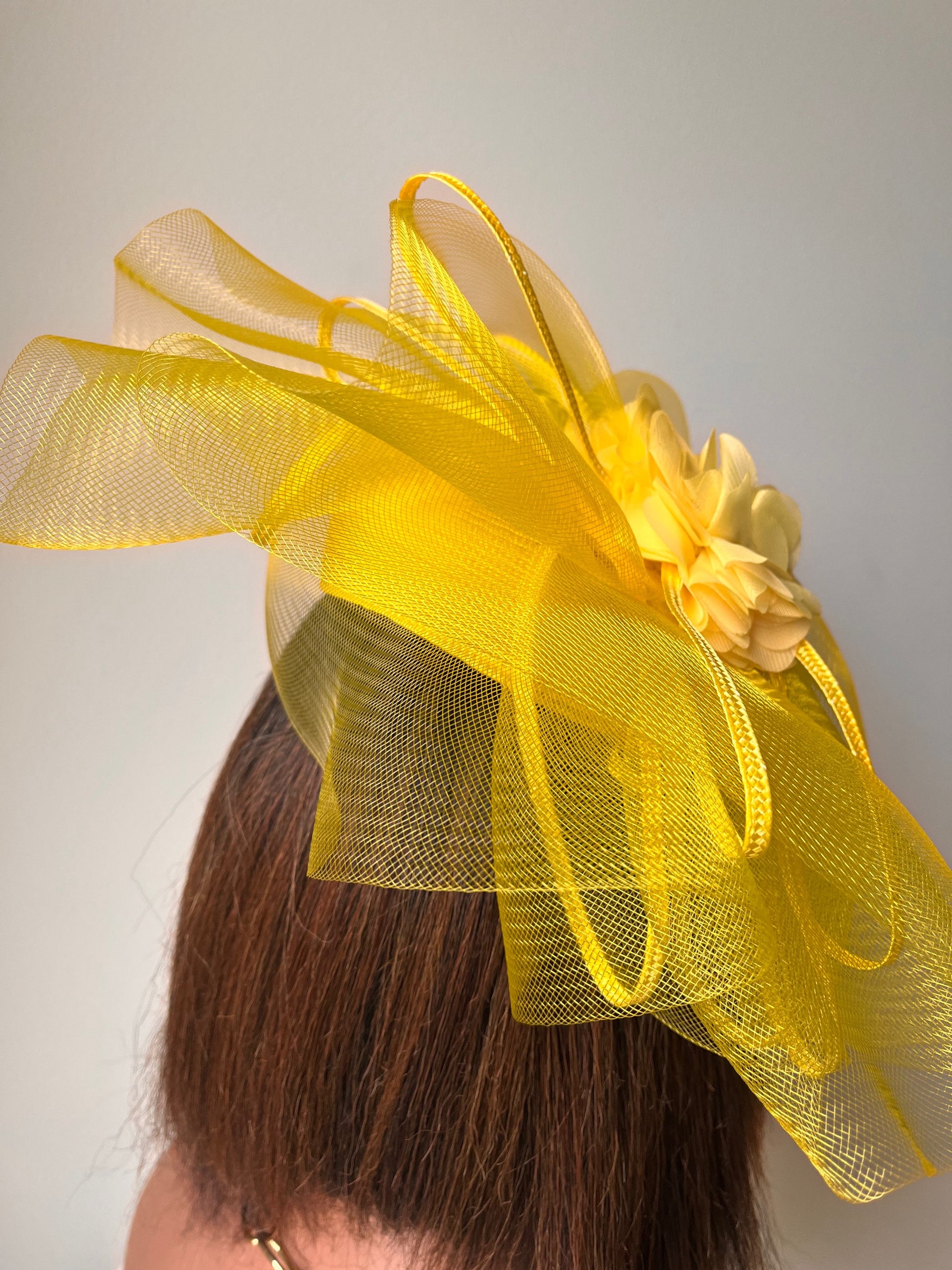 Yellow Crinoline Pill Box