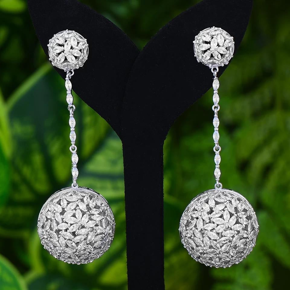 Jade Big Drop Earring