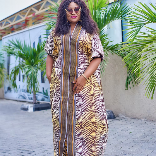 Fatima Adire Asoke Kaftan