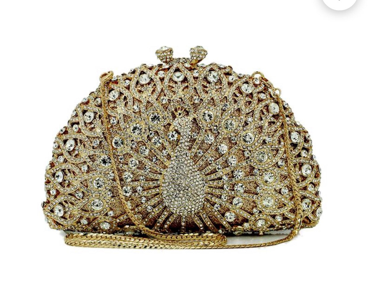 Peacock Clutch purse