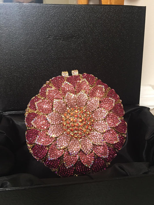 Floral leaves purse