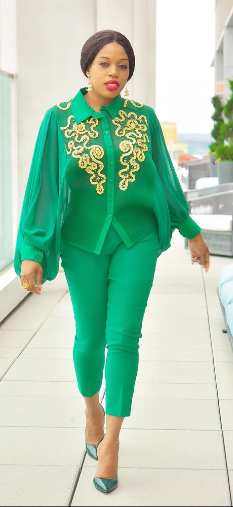 Embroidered Evening Pantsuit  Party pantsuit Wedding Pantsuit