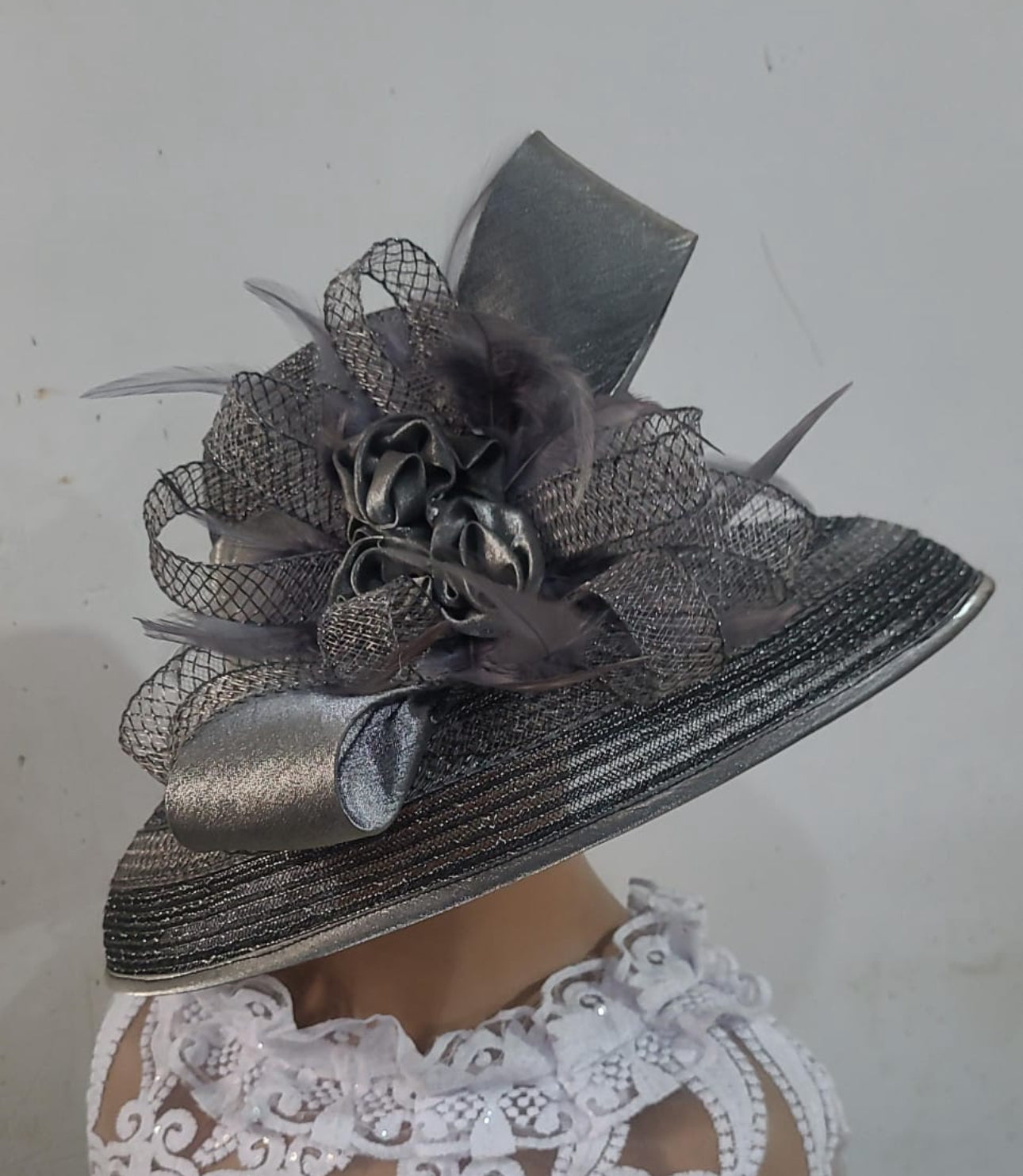 Big Wedding hat Church hat Race hat Derby fascinator