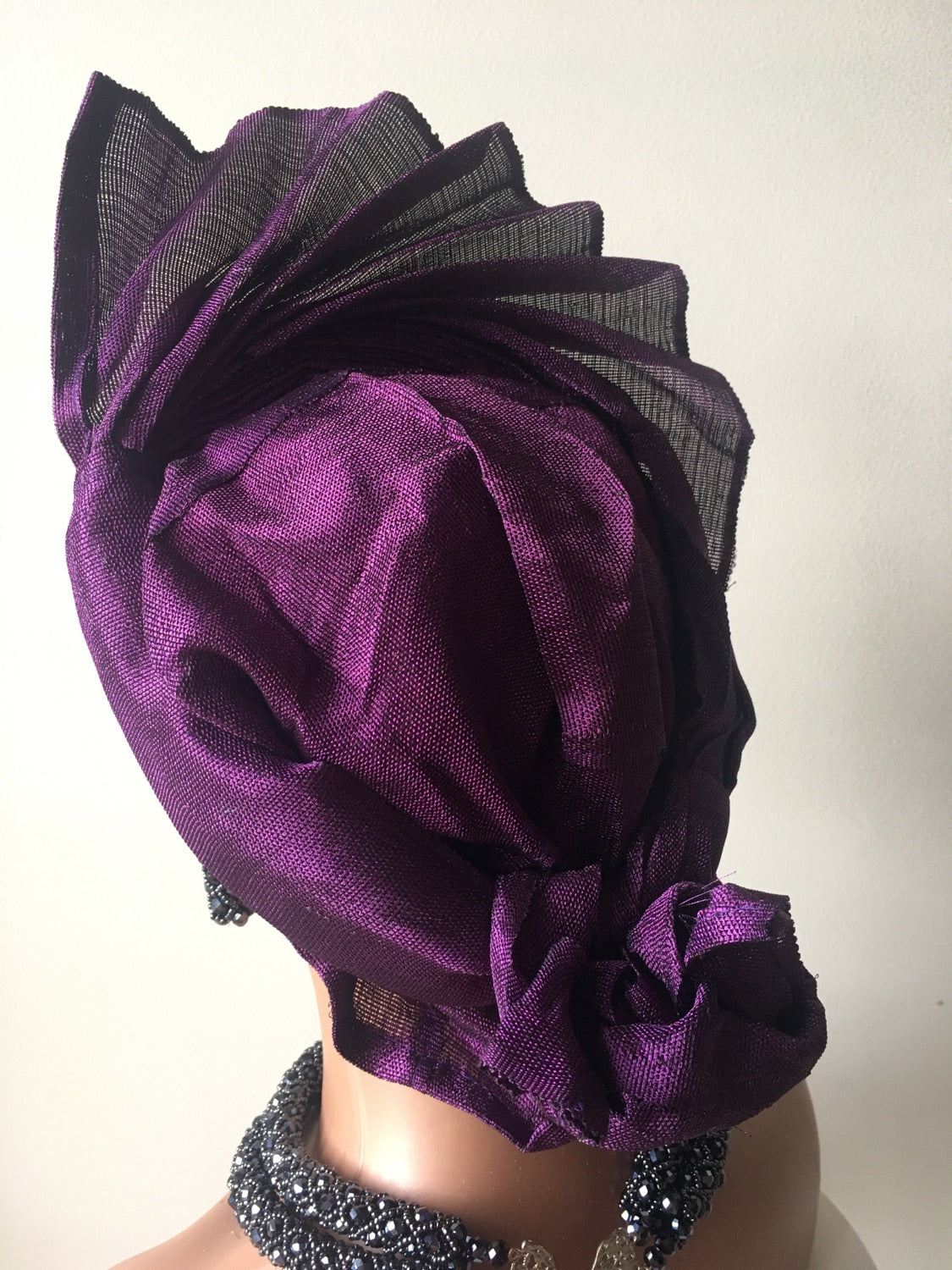 African Auto Gele Asoke / Pre - tie Gele /