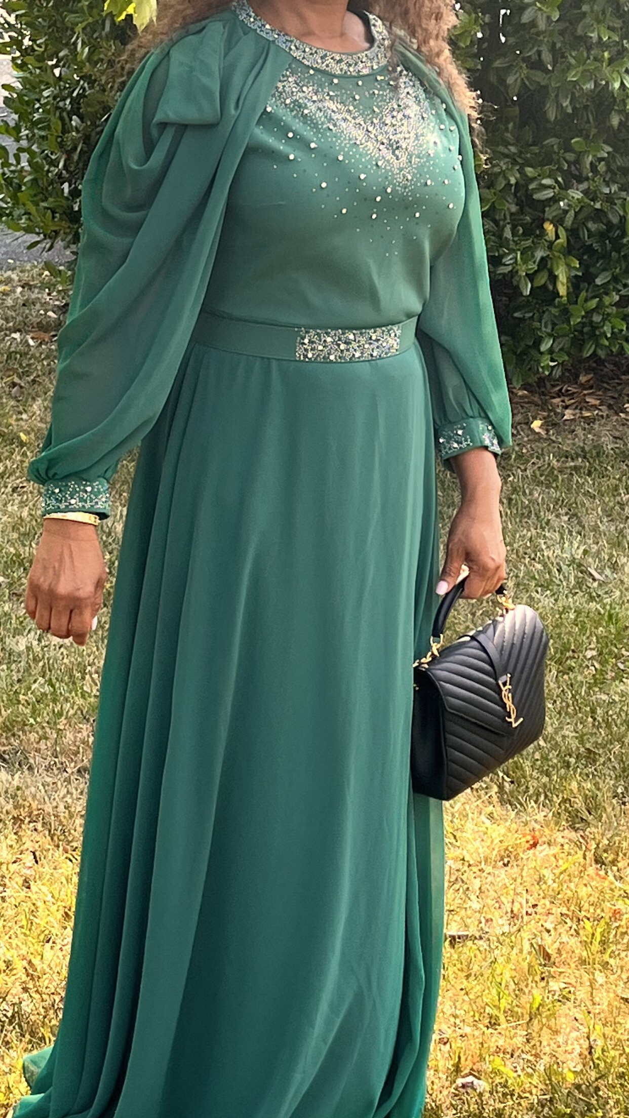 Green Party Dress