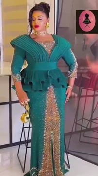 African Queens Guest Wedding Dress , Mother of the Bride Dress
