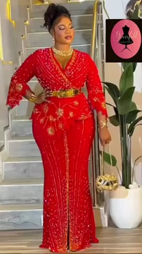 Mother of the Bride Dress, Birthday Party Dress, Wedding Guest Peplum Dress.
