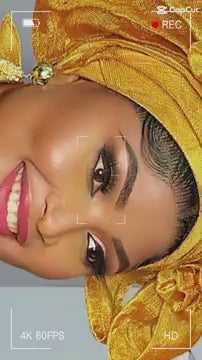 Red Auto Gele - African Head tie