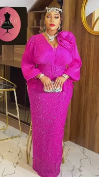 Pinky Skrit and Blouse , Ladies dinner wear, Wedding skirt and top