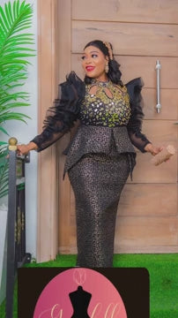 Adama Elegant Raffles Evening Outfit